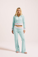 Casual Contrast Color Hooded Zipper 2 Piece Set YD-YM025