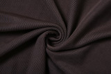 Deep V Neck Tie Up Solid Color Mini Dress XEF-K24D61286