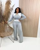 Long Sleeve Sport Sweatshirt Pants Loose Suit GBGF-8812