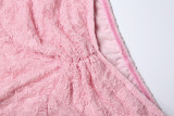 Off Shoulder Solid Color Long Dress XEF-K25D70786