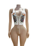 Fashion Print Sleeveless T Shirts Vest GFCF-1386