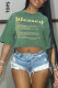 Letter Print Short Sleeve T Shirts GXBQ-1150855