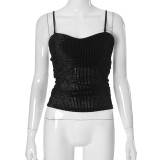 Sexy Sleeveless Solid Sling Tops GSZM-ZTP1392