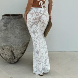 Fashion Jacquard Fishtail Skirt GFRT-041741SBG