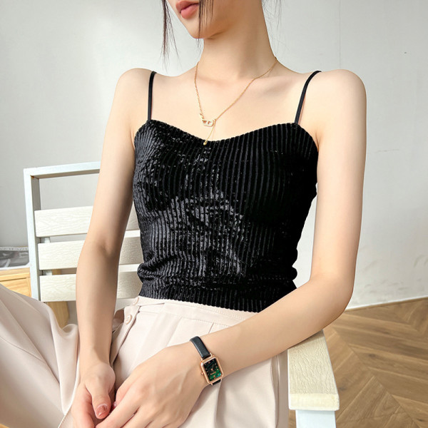 Sexy Sleeveless Solid Sling Tops GSZM-ZTP1392