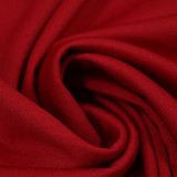 O Neck Half Sleeve Solid Color Long Dress CYA-901973