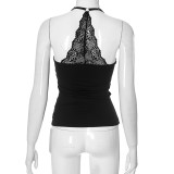 Sexy Lace Patchwork Sling Tops GSZM-ZTP1391