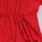 Plus Size Lace drawstring Long Sleeve Two-Piece Set NY-3673
