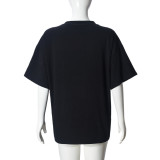 Sequin Embroidery Short-sleeved T-shirt GNZD-51627THD