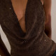 Deep V Neck Solid Color Backless Tops GNZD-51646TBD