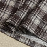 Plaid Print Tube Top Mini Dress GNZD-51586SBD