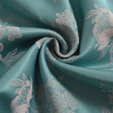 Ice Silk Satin Floral Print Sling Mini Dress GNZD-32468DBY