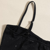 Sexy Backless Sling High Split Maxi Dress GNZD-51522DBD