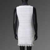 Sleeveless Solid Color Mini Dress GNZD-32473DBY