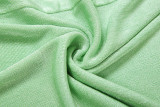 Solid Color Backless Pleated Maxi Dress  GSLF-K25D74925