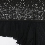 Hot Drill Mesh Tube Top Mini Dress CYA-901956