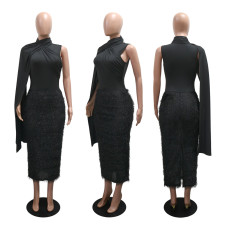 Sleeveless Solid Color Long Dress CYA-901955