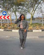 Casual Plaid Print Long Sleeve Pans Denim Suit TR-1339