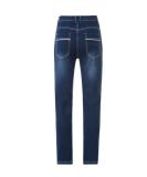 Men's  Plus Size Slim Washed Solid Jeans XCFF-8878