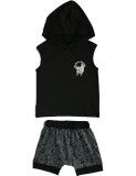 Kids Boy Print Sleeve Two Piece Shorts Set GYMF-YM103