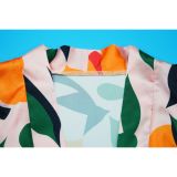 Beach Print Sun Protection Cover-Up Jacket YF-10889