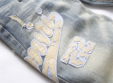 VIP1 Men's Fashion Slim Holes Jeans GSXI-S3626