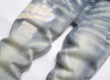 VIP1 Men's Fashion Slim Holes Jeans GSXI-S3626