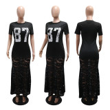 Print Lace Patchwork Mxxi Dress CYA-901966