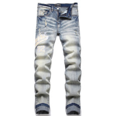 VIP1 Men's Fashion Slim Holes Jeans GSXI-S3626
