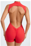Solid Color Backless Yoga Sport Romper GQSA-YL075