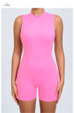 Solid Color Backless Yoga Sport Romper GQSA-YL075