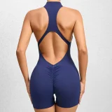 Solid Color Tight Sport Yoga Romper GQSA-Q22