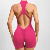 Solid Color Tight Sport Yoga Romper GQSA-Q22