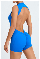 Solid Color Backless Yoga Sport Romper GQSA-YL075