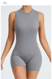 Solid Color Backless Yoga Sport Romper GQSA-YL075