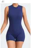 Solid Color Backless Yoga Sport Romper GQSA-YL075