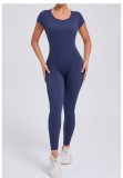 Backless Long Sleeve Yoga Jumpsuit GQSA-89071