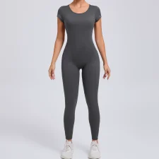 Backless Long Sleeve Yoga Jumpsuit GQSA-89071