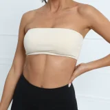 Solid Color Wrap Chest Sport Tops GQSA-RD803