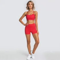 Adjustable Bra And Shorts Fitness Set GQSA-Q2031