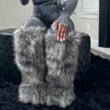 Fashion Plush Warm Snow Long Boots HBRS-Y2K