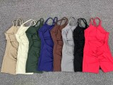 Sleeveless Backless Sport Romper GQSA-41720