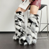 Fashion Plush Warm Snow Long Boots HBRS-Y2K
