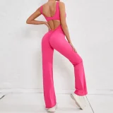 Solid Color Sleeveless Yoga Jumpsuit GQSA-ZY240