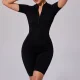 Short Sleeve Zipper Sport Skinny Romper GQSA-K0113