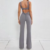 Solid Color Sleeveless Yoga Jumpsuit GQSA-ZY240