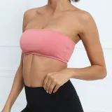 Solid Color Wrap Chest Sport Tops GQSA-RD803