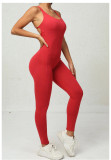 Solid Color Backless Sleeveless Jumpsuit GQSA-20351