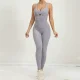 Cross-Adjustable Straps Yoga Jumpsuit GQSA-21320
