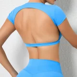 Sports Yoga Solid Fitness T-Shirt GQSA-71200